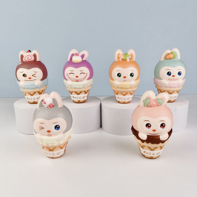 Douyinの人気ラブブ ピンチラブブ PU スローリバウンド減圧アーティファクト リリースストレス装飾品卸売|undefined