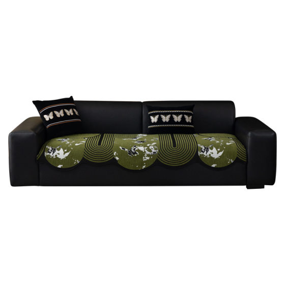 2025 New Four Seasons Universal Special-Shaped Sofa Cushion Chenille Non-Slip In-line Retro One-piece Sofa Cushion