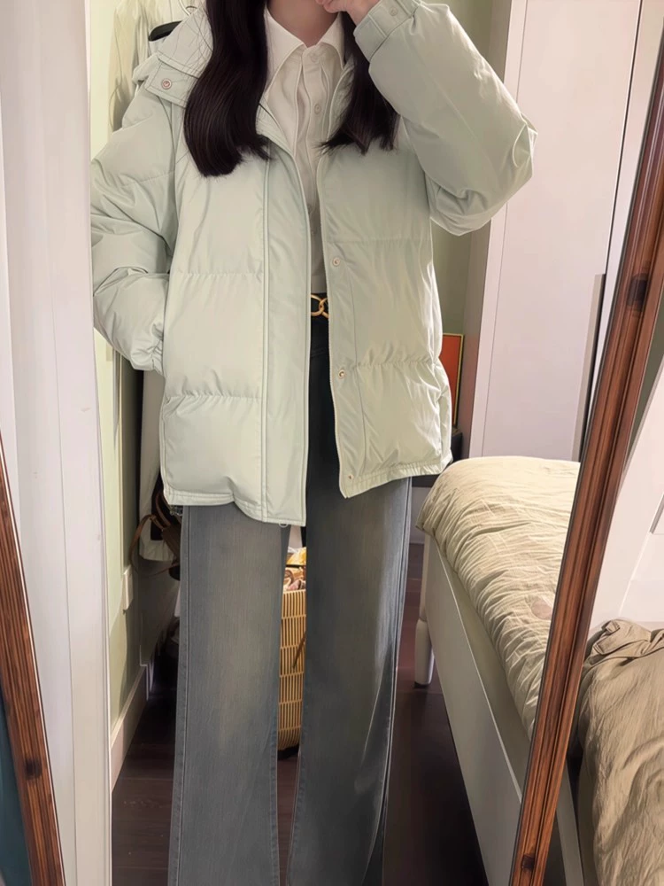 Winter velvet down jacket, 2025 years, duck down