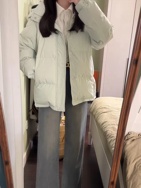 Winter velvet down jacket, 2025 years, duck down