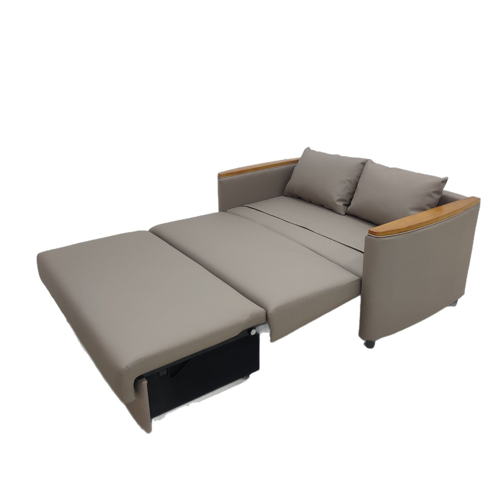 Sofá cama plegable multifuncional de estilo minimalista moderno, silla de acompañamiento médico, diseño de almacenamiento de exportación de hotel