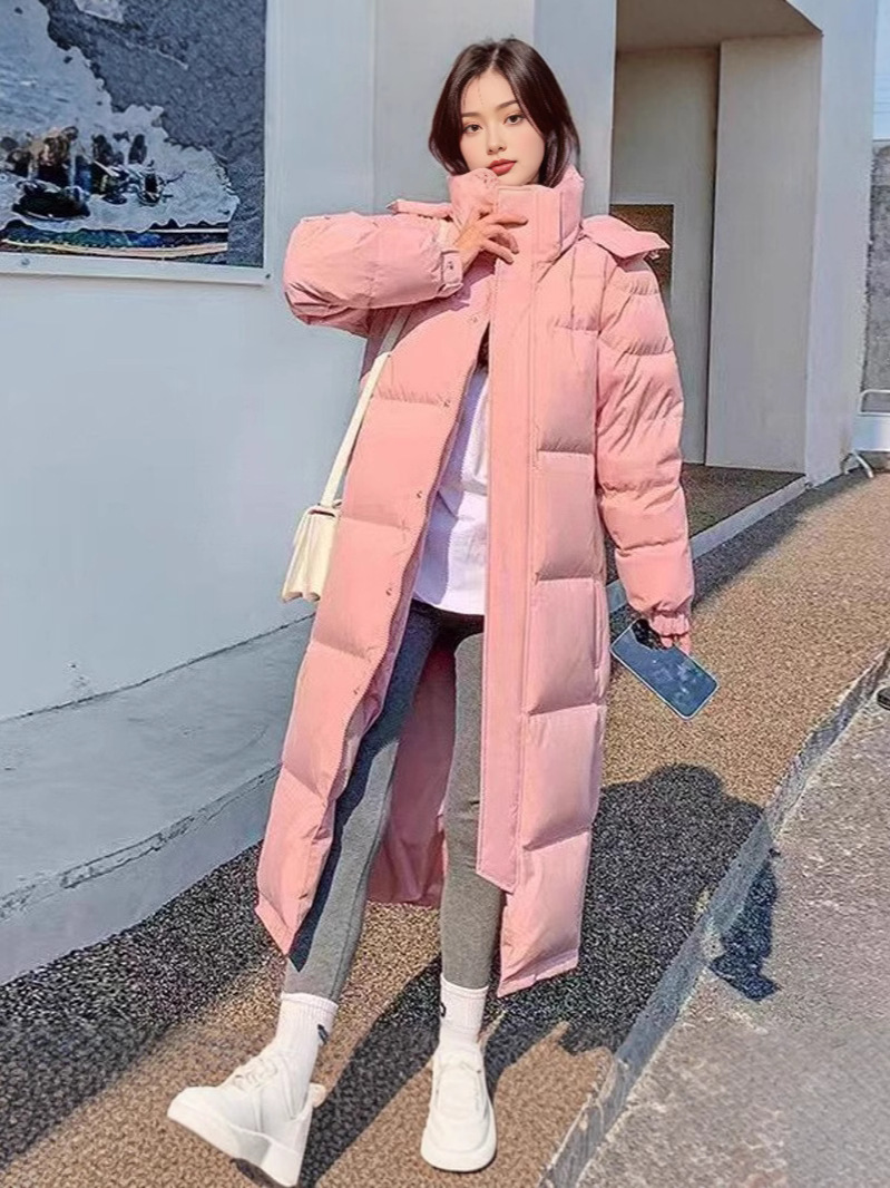 Winter velvet down jacket