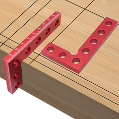Carpentry square ruler, aluminum alloy 90-degree angle ruler, height measuring ruler gauge L ruler