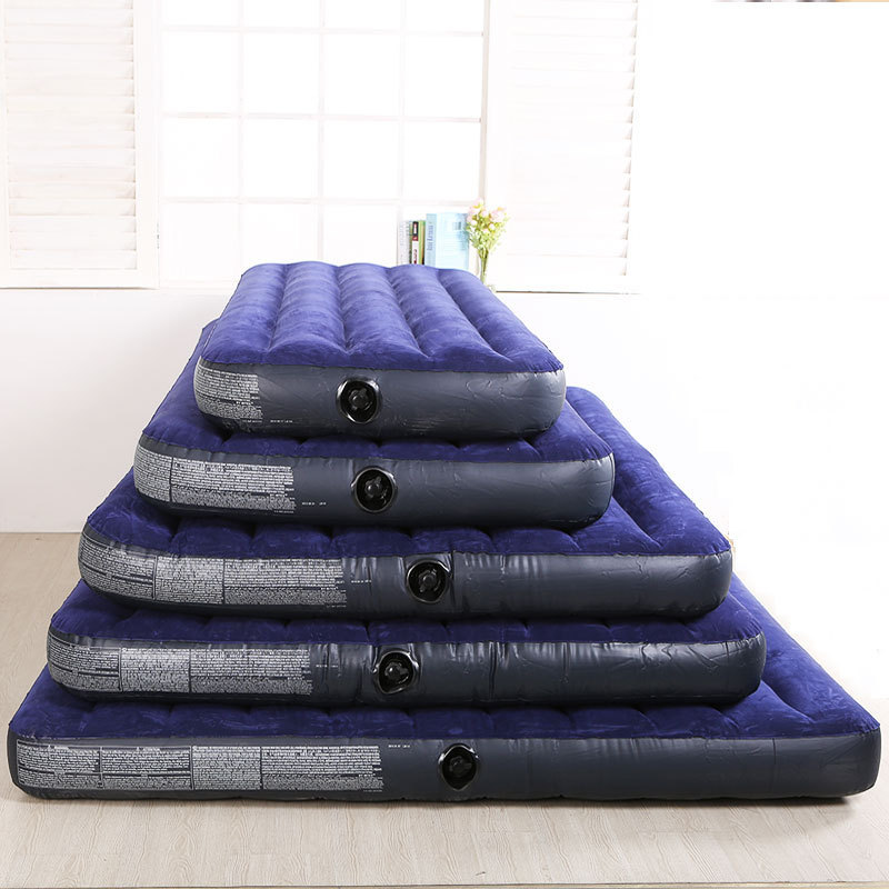 Colchón infláble grueso casero doble cama de aire flocado cama de aire portátil 137 * 191 * 25cm 1 image 2