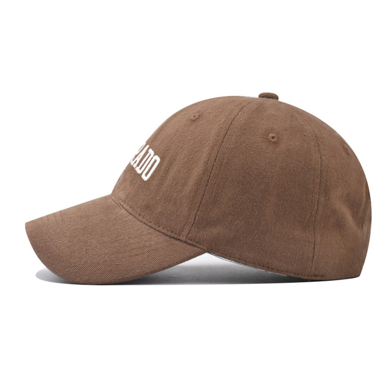 2023 transfronteriza nuevo COLORADO algodón bordado gorra de béisbol al aire libre cálido todo partido pico tapa al por mayor