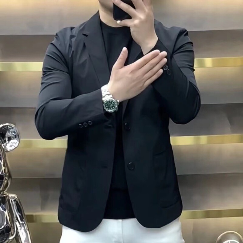 2026 New Men's Versatile Casual Suit Jacket Slim Fit Business Fashion Korean Style Trendy Casual Suit for Men 2026 New Men's Versatile Casual Suit Jacket Slim Fit Business Fashion Korean Style Trendy Casual Suit for Men