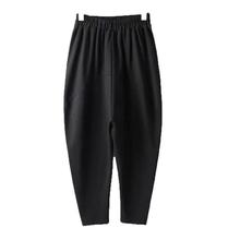 欧洲站2025季新款女士休闲裤宽松哈伦裤大码吊裆裤显瘦款垮裤潮