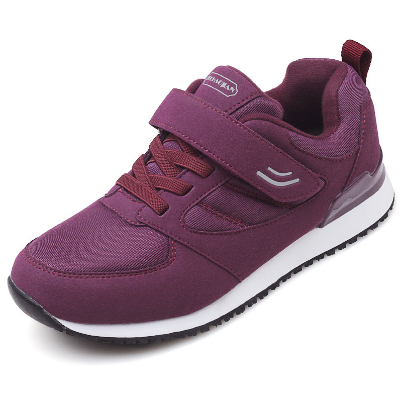 Zapatos para hombres y mujeres 2025 nuevos zapatos deportivos para mujeres de mediana edad y ancianos zapatos para caminar zapatos de velcro para ancianos zapatos para madres