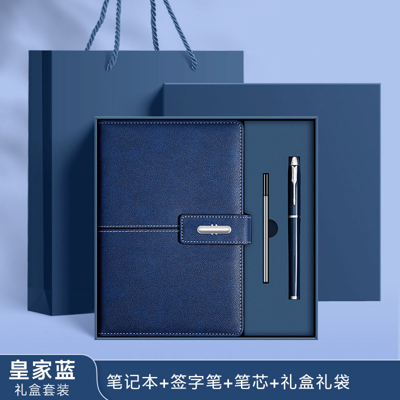 Caja de regalo de notebook A5 de negocios logotipo personalizado de alto nivel Lincoln botón de cuaderno de notas subcuaderno de eventos regalos image 20
