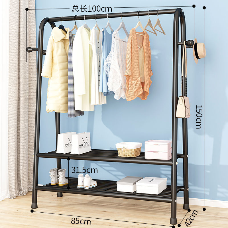 100cm-black [더블 그물 + 코트 후크]].