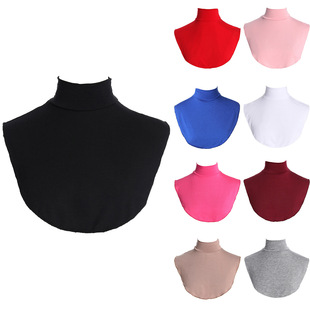 Autumn and Winter Fake Collar for Women, Cross-Border Fake Collar, Multi-Functional Decorative Fake Collar, Cotton Multi-Color Shirt, High Collar, Drop Shipping