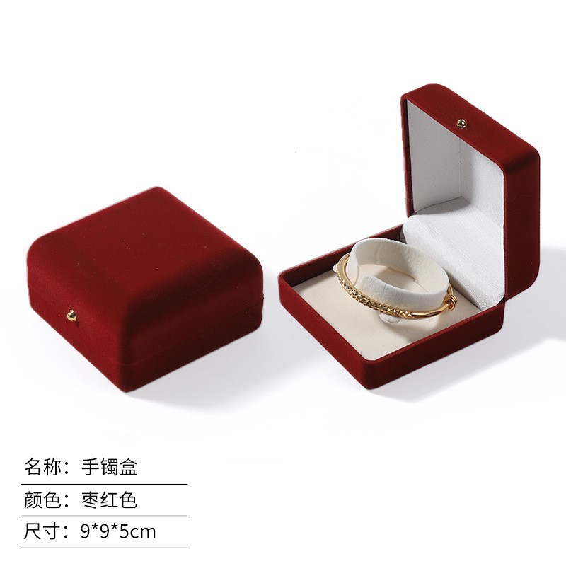 ゴールデンバックルベルベットジュエリーボックスイヤリングボックスネックレスボックスリングボックスイヤリングボックスベルベットジュエリー包装ボックスイヤリングボックス