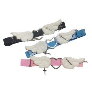 天使翅膀腿环装饰金属吊坠亚文化朋克项链y2k辣妹