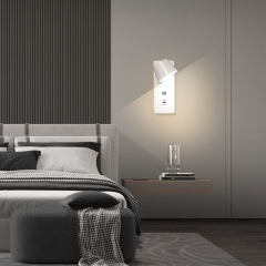 クロスボーダー LED ウォール ランプ タッチ無段階調光 350 ° 明るさ調整可能 ホテルの部屋 寝室 ベッドサイド ハイエンド