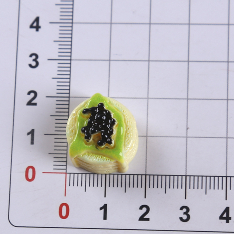 小花奶油双层蛋糕树脂配件 奶油胶diy发饰头绳手机壳摆件吊坠装饰|undefined
