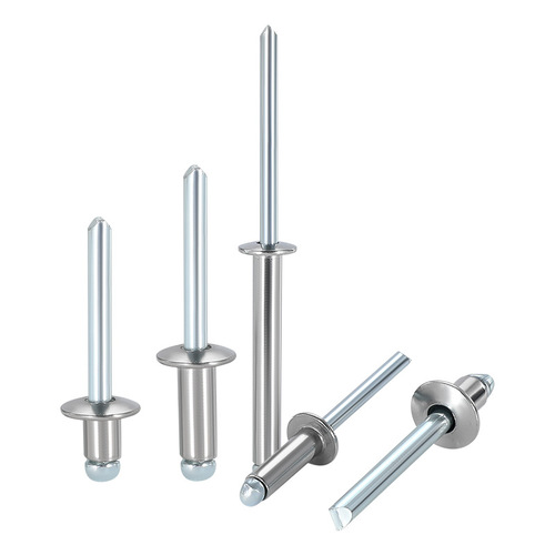 304 stainless steel open type rivets, flat round head rivets, half round head rivets, round head semi-steel blind rivets