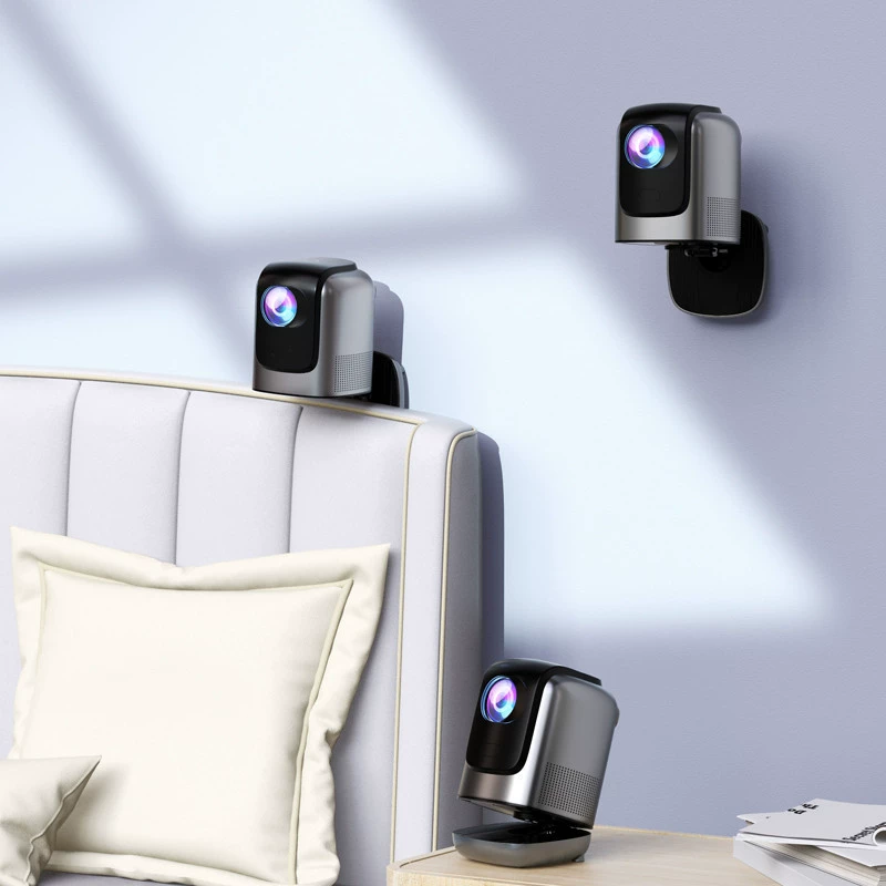 Проектор для домашнего офиса TZ-1 с поддержкой wifi6, четырехточечная трапецеидальная коррекция, 1080p HD проекция