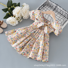 Cotton Children's Summer Style Skirts for Girls and Boys, Floral Cotton Fabric Skirts for Little Girls, Princess Dresses for Babies, Summer Outfits, One-Piece Dresses