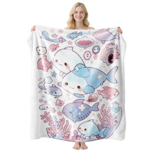 儿童午睡盖毯保暖加厚小毯子宝宝宝抱毯单人法兰绒毛毯一件起订