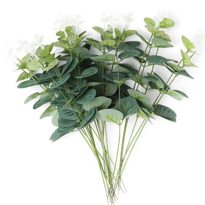 Simulación de venta en caliente transfronteriza 31cm flores verdes flores falsas para decorar el hogar transfronteriza