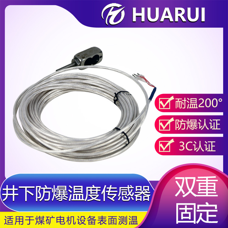 华瑞GWP200矿用温度传感器防爆本安型温度探头铂电阻温度监测仪