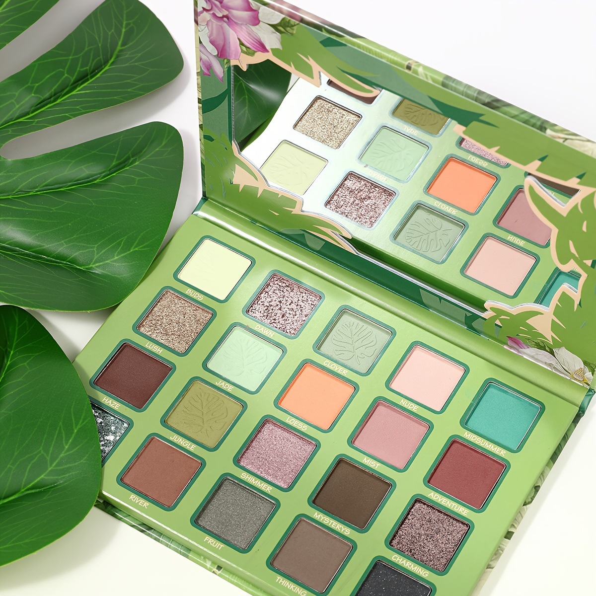 Sombra de ojos transfronteriza USHAS Maquillaje multicolor nacarado mate delicado multiusos que no es fácil de quitar el maquillaje FBF001