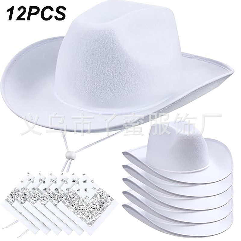 Juego de 12 piezas con borde blanco
