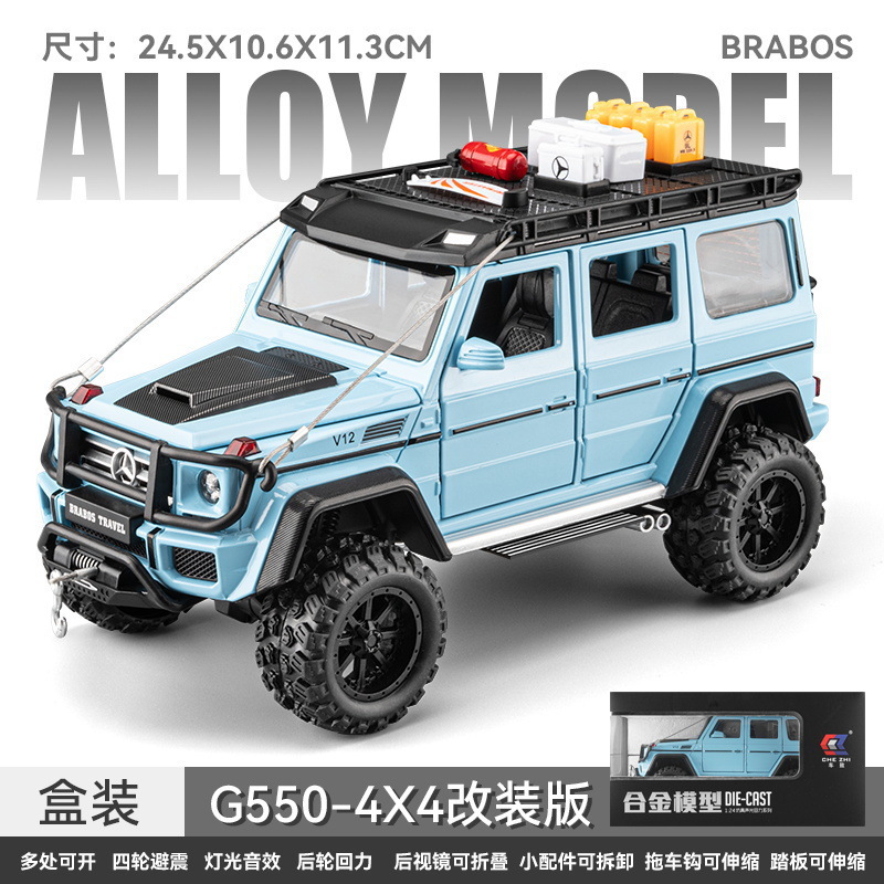 1: 24 Mercedes - Benz 4x4 Cross Country Blue