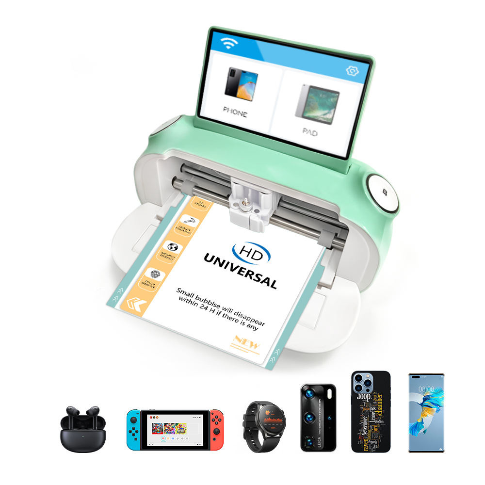 Cortadora portátil de mica de hidrogel TPU mini automática para pantallas de celulares