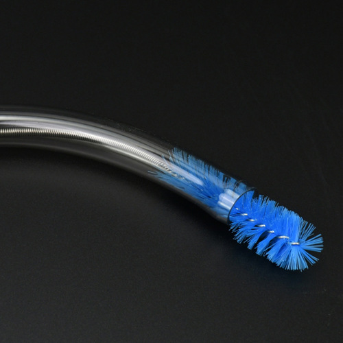 Fish tank water pipe cleaning brush filter bucket inlet and outlet water pipe cleaning brush stainless steel water pipe spring brush glass water pipe brush