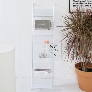 Xiaohongshu, the same bedside shelf, multi -layer CD shelf bedside, Japanese -style multi -functional multi -functional exemption and landing setting home