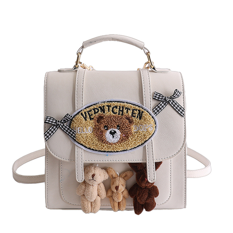 Moda retro estilo británico lindo mochila mujer 2026 nuevo estilo extranjero sensación diaria de hombro mochila de mano image 10