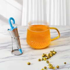 不鏽鋼304硅膠泡茶器 家用茶具硅膠茶漏 創意硅膠茶包 雨傘泡茶器