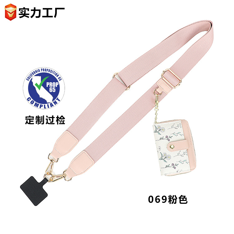 Correa de hombro rosa + 8816 polvo