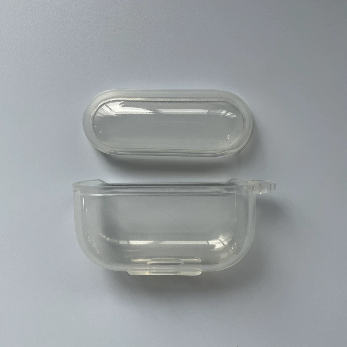 Protective case (Apple AirPods Pro2) transparent TPU/PC, hard/soft shell, lanyard options