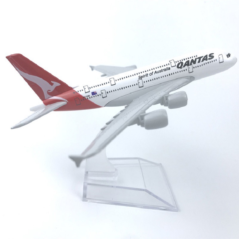 Modelo de Avión de Aleación A380 de Varios Tamaños, Modelo de Avión Airbus A380, Adorno de Avión de Pasajeros, Venta de Fábrica, Colección Transfronteriza