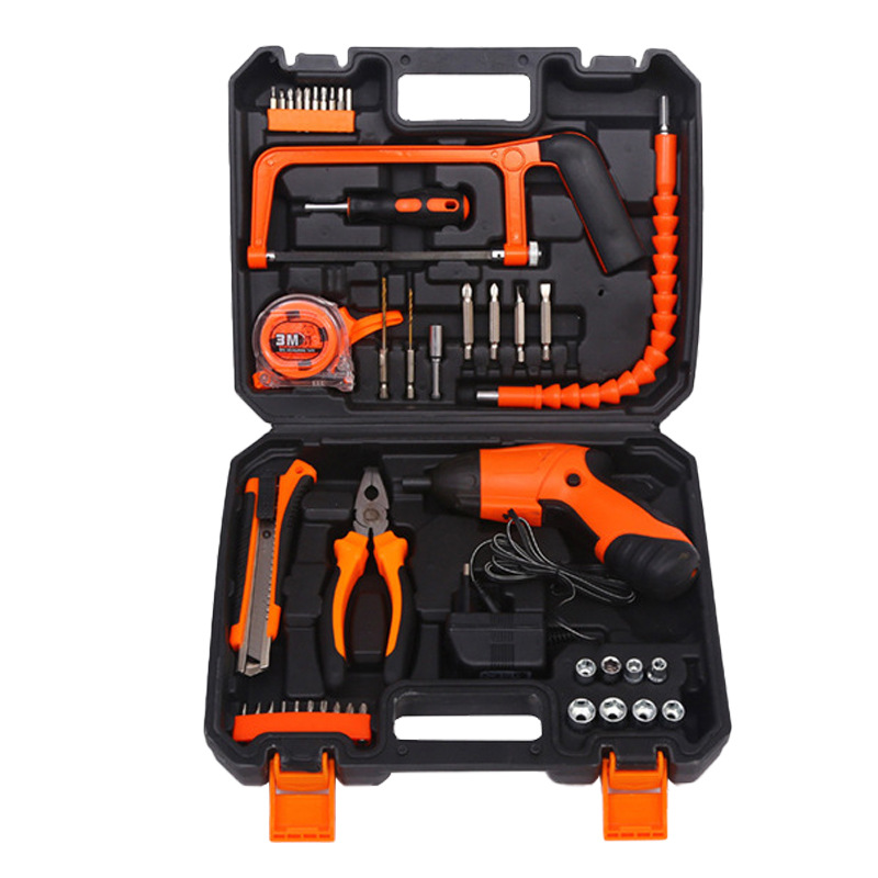 Nuevo hogar herramienta de hardware Caja de Herramientas multifuncional portátil electricista carpintería reparación caja de herramientas de litio taladro eléctrico