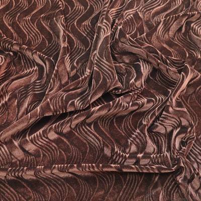 Ks Korean Velvet Jinsirong Warp Velvet fabric Embossing FOUNTAINS fashion skirt full dress Fabric