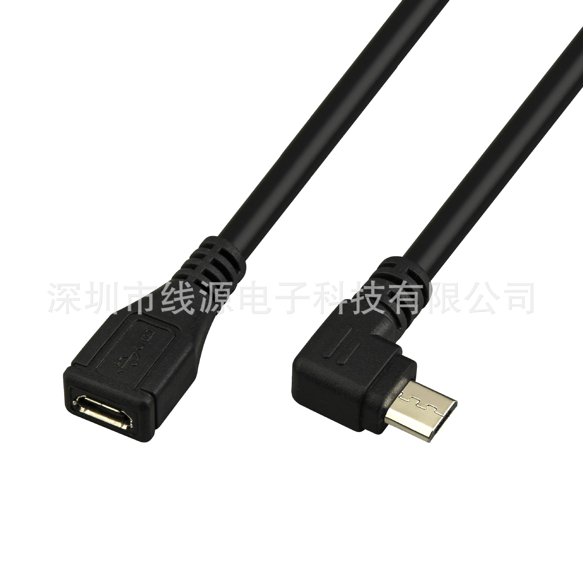 Расширительный кабель Micro USB мужской к женскому, левый и правый верхний и нижний локоть, для Android телефона, удлинитель данных питания