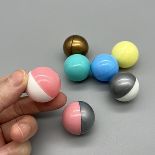 2.8cm twisted eggshell hair macaron blind box colorful egg empty ball shell can be opened with paper and prize ball accessories ball batch