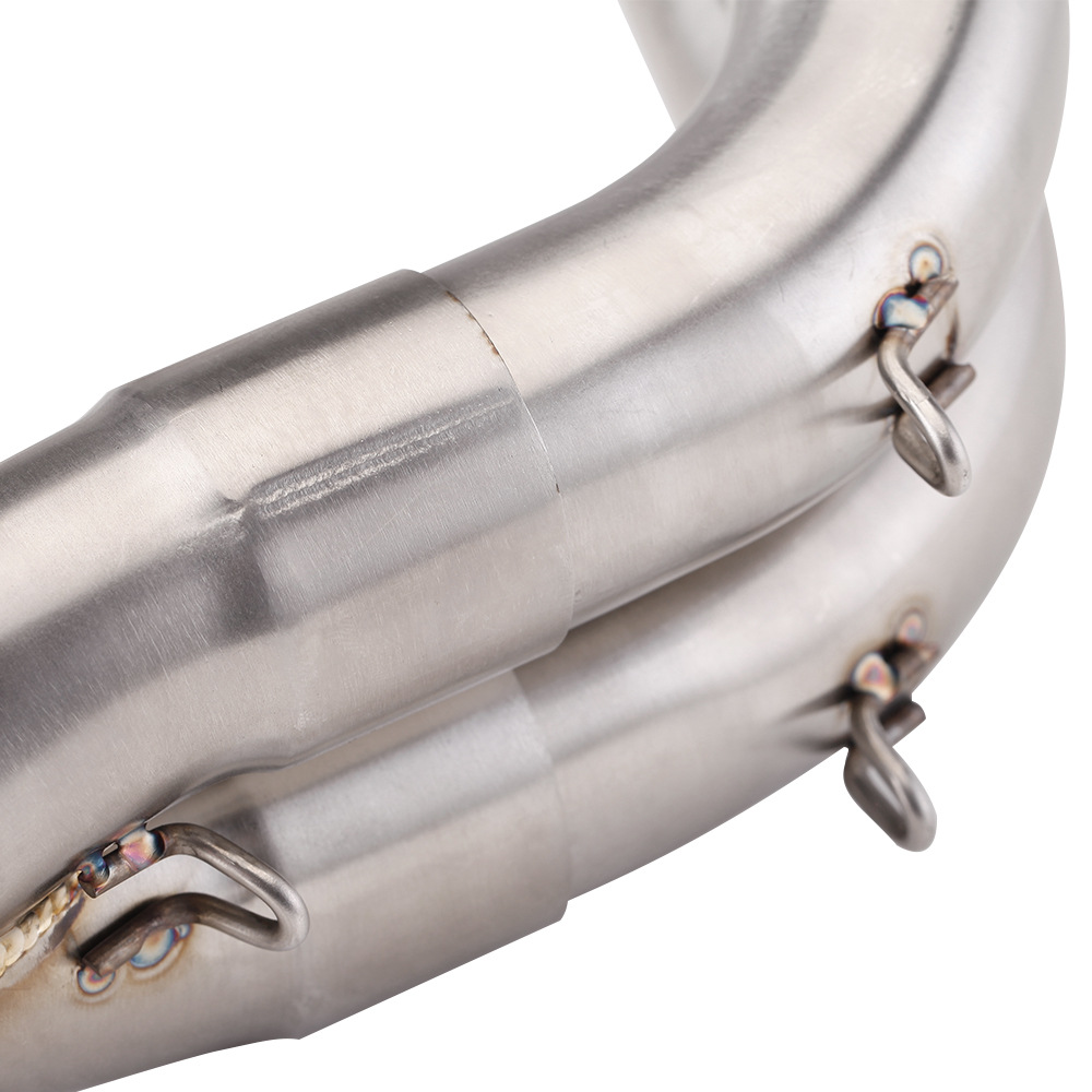Motorcycle MT07 modified exhaust pipe stainless steel/swing front section special car 14-23 years non-destructive straight up