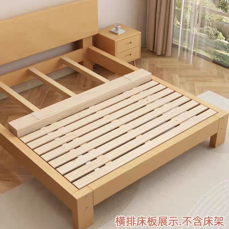 Solid Wood Slatted Bed Frame Folding Wooden Board Tatami Moisture-Proof Decking Fir Wood Strips Hard Pad Pine Wood Bed Board
