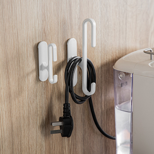 Cord winder, household appliance plug hook, wire organizer, storage bracket, cable manager, self-adhesive power cord holder