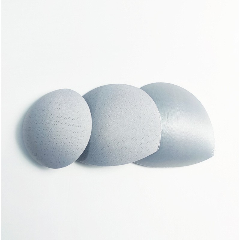 Almohadillas para sujetador Vanhe, versión modificada, talla mediana, copa completa, primavera y verano, blancas, con parte superior delgada y parte inferior gruesa.