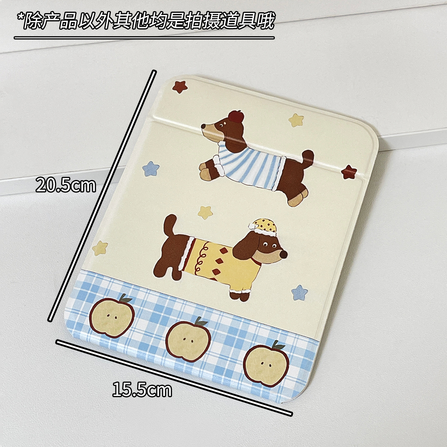 Lindo espejo de maquillaje de perro de salchicha espejo de tocador plegable espejo de maquillaje de dormitorio de estudiantes de escritorio portátil espejo de viaje