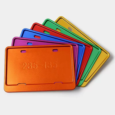 License plate holder/license plate holder, Frame, Thickened Aluminum Alloy License - philippine-motorcycle-colors