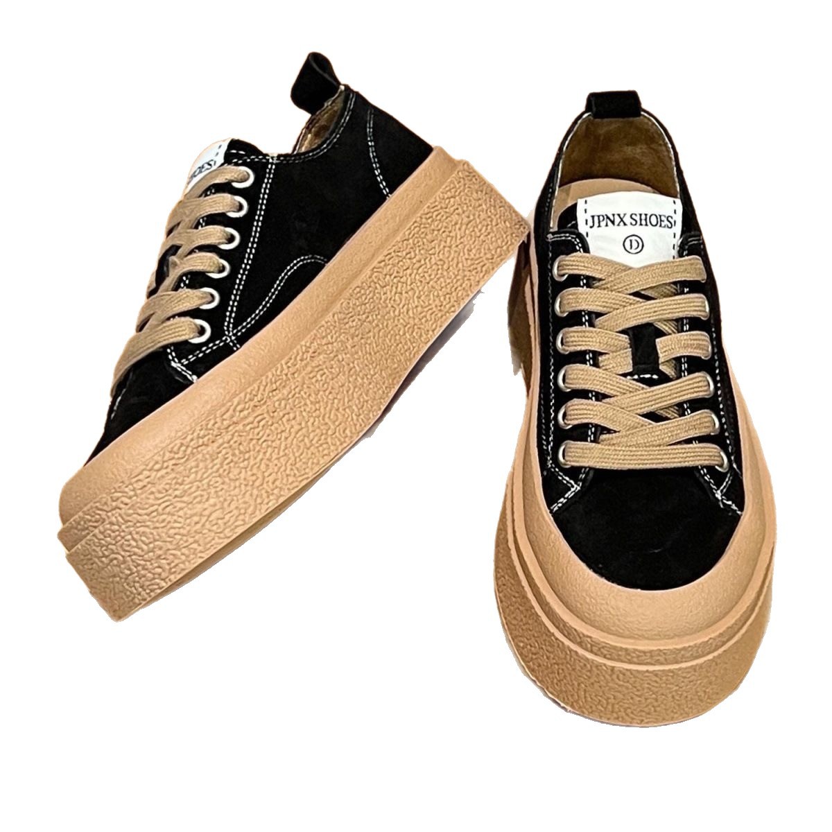 Women's Thick-soled Casual Platform Shoes, 2026 Spring And Autumn New Popular Niche Versatile Korean-style_voghion.com
