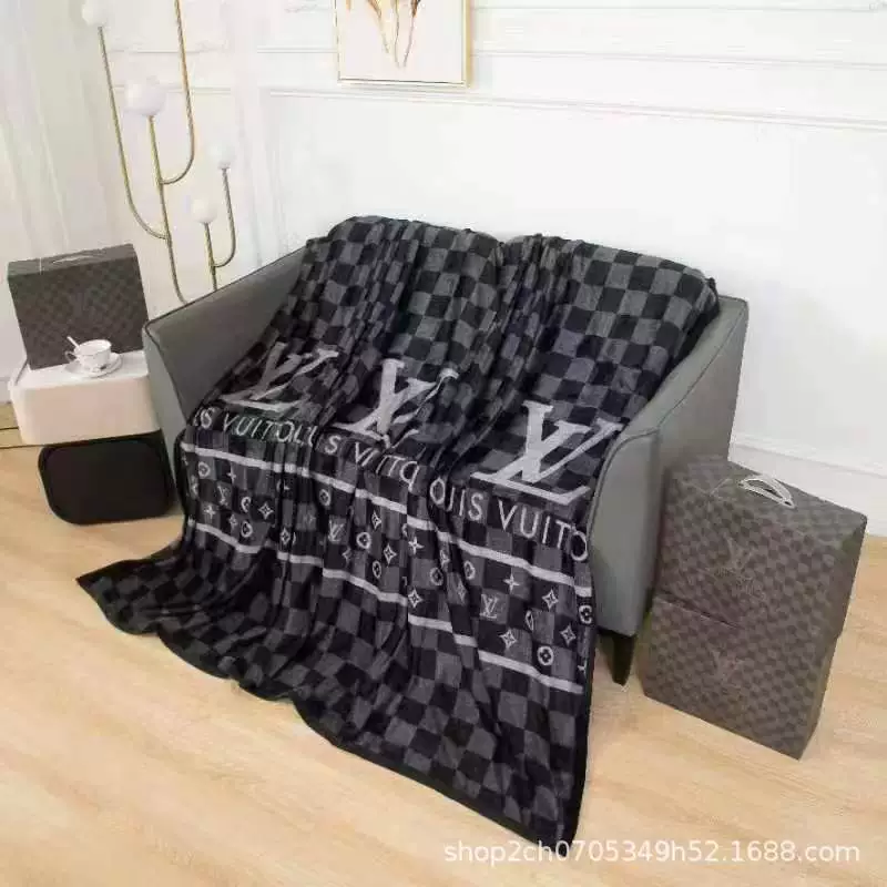 Бархатное одеяло бренда潮牌 Coral, для дивана, универсальная подарочная коробка