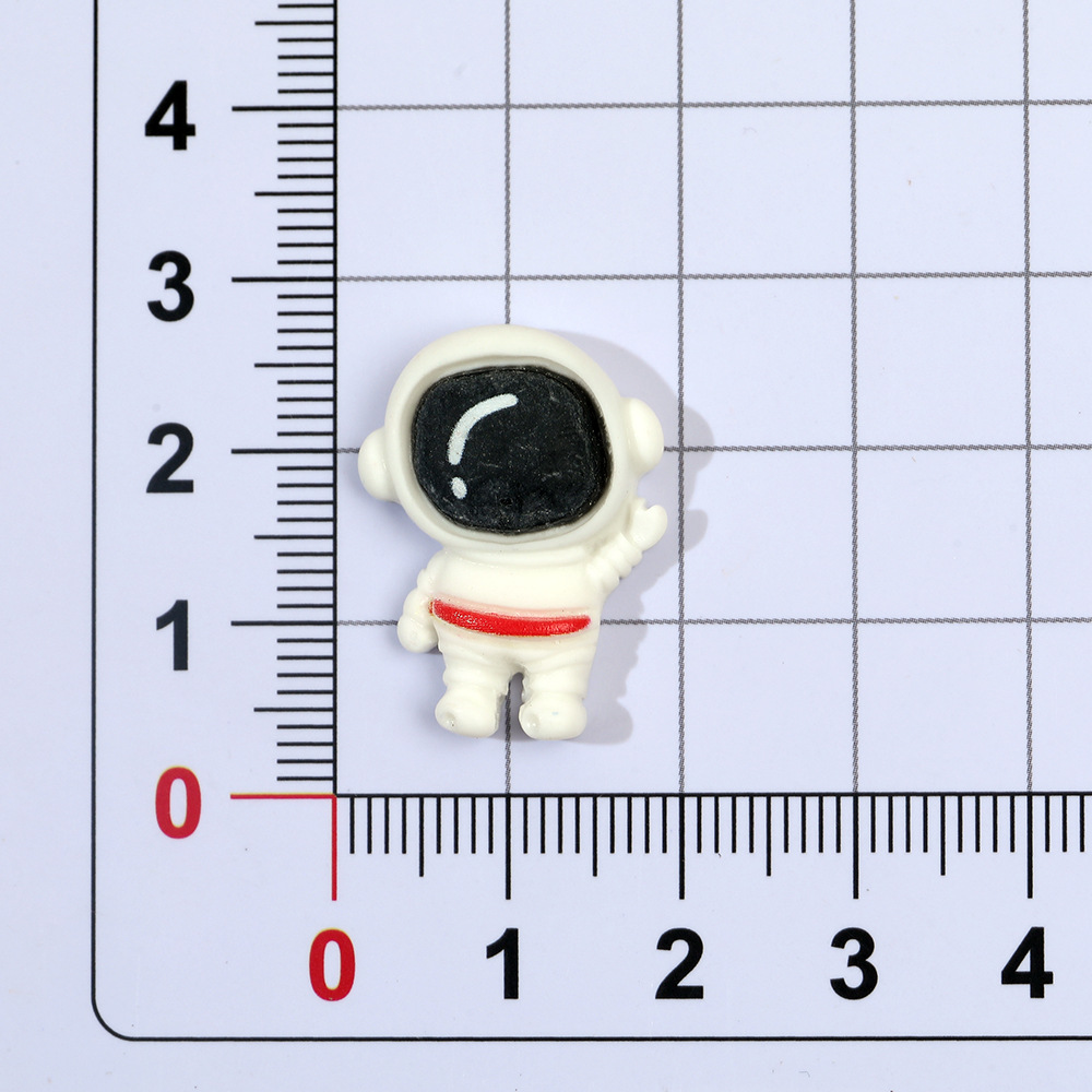 Espacio transfronterizo astronauta DIY resina accesorios DIY crema pegamento caja del teléfono accesorios para el cabello taza de agua pegatinas caja de almacenamiento parche