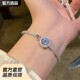 Explosive Round Zircon Bracelet for Women, High-End, Light Luxury, Sparkling Diamond Bracelet, Korean Style Exquisite New Hand Jewelry Wholesale